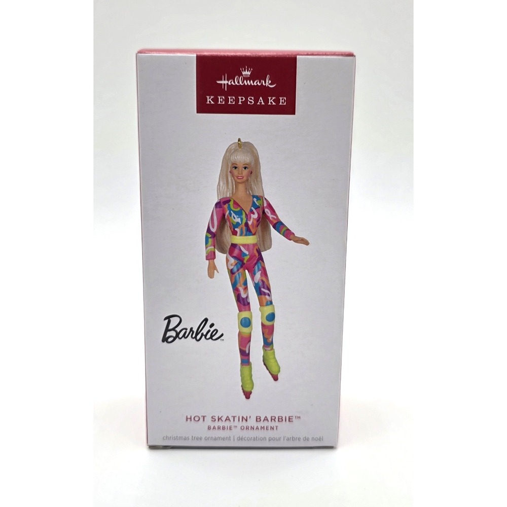 2024‎ Hallmark Hot Skatin' Barbie Keepsake Christmas Ornament New